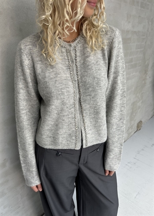 Ibra cardigan Light Grey Melange Copenhagen Muse 